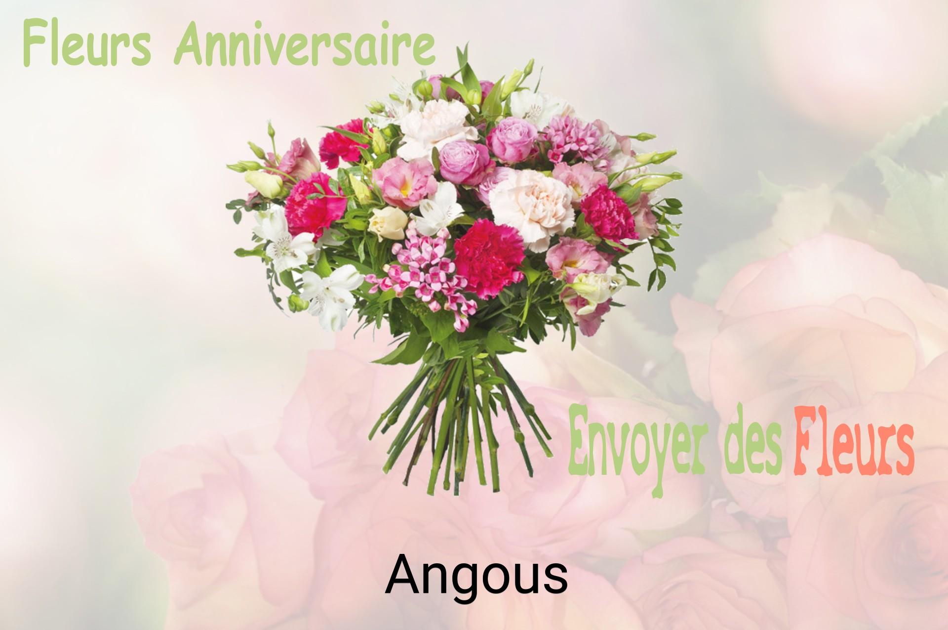 Bouquet de fleurs d’anniversaire livré à Angous